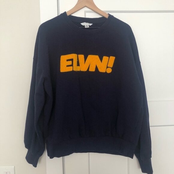 ELEVENPARIS ELVN! Navy Blue Sweatshirt XXL - Picture 1 of 7